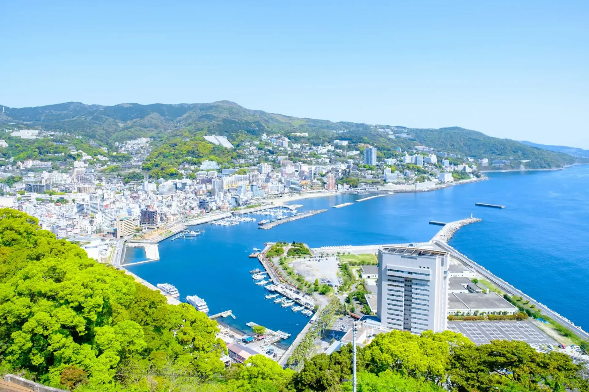 熱海の美しい海景